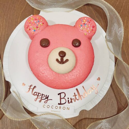 熊熊馬卡龍蛋糕 Macaron bear cake